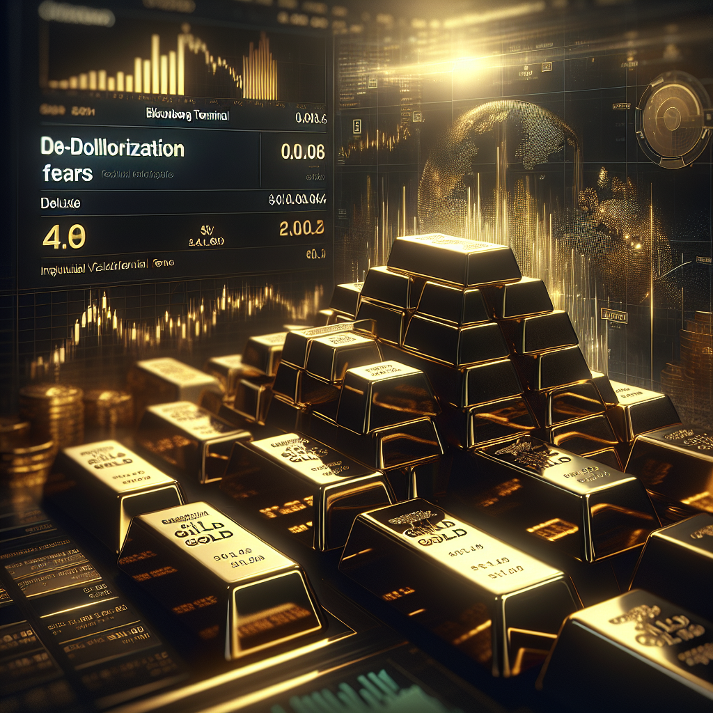 **Gold Reserves Surge Amid De-Dollarization Fears**